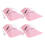 50Pcs Bags Plastic Makeup Bag with Black Drawstring 3