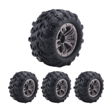 4 PièCes SéRies 80Mm Roue Pneu pour Xinlehong Q901 Q902 Q903 9130 9136 9137 9138 1/16 de Mise à Niveau Voiture TéLéCommandéEs, 1