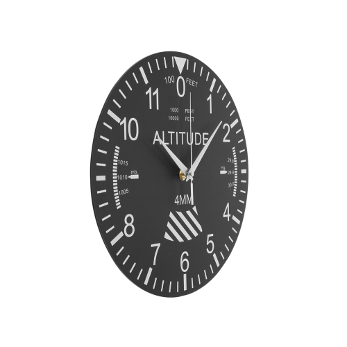 Altimeter Wall Clock Tracking Pilot Air Plane Altitude Home Decor 2