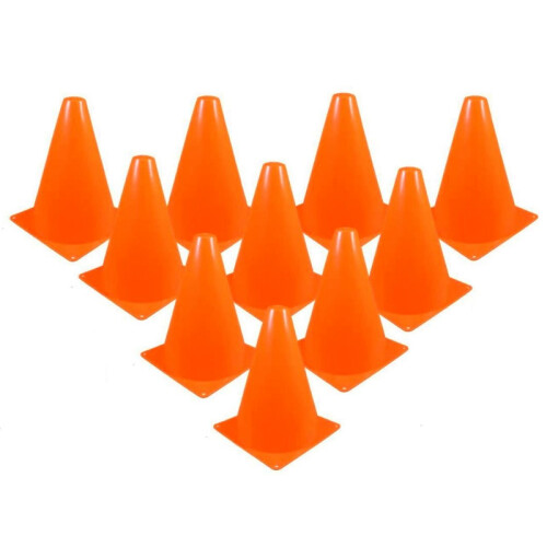10 Pcs Traffic Cones - 7 Inch of Multipurpose Construction 1