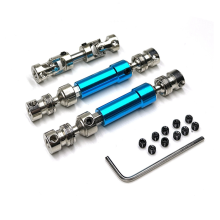 3 PièCes Arbre de Transmission en MéTal CVD pour MN128 MN86 MN86S MN86K MN86KS MN G500 1/12 RC Accessoires Mise à Niveau Voiture, 2