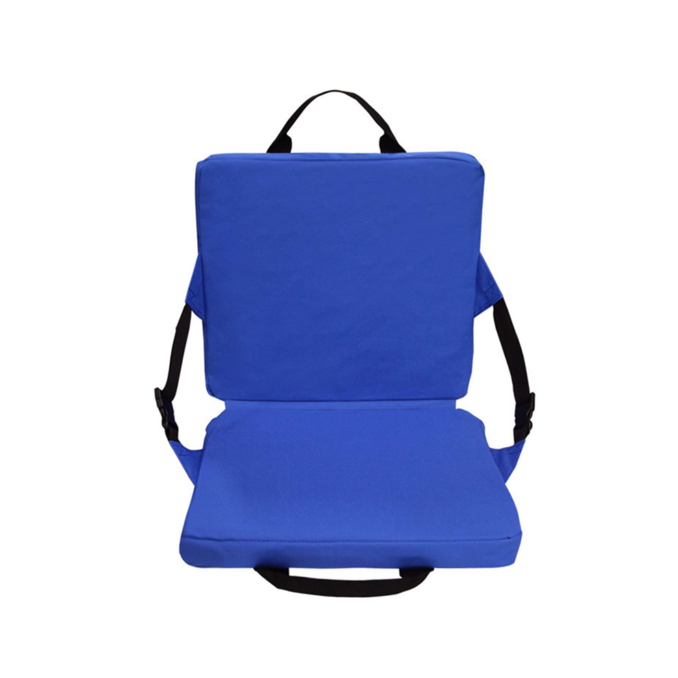 Chaise Pliante D'ExtéRieur Coussin de CarréE Stade Plage avec Dossier Camping RandonnéE