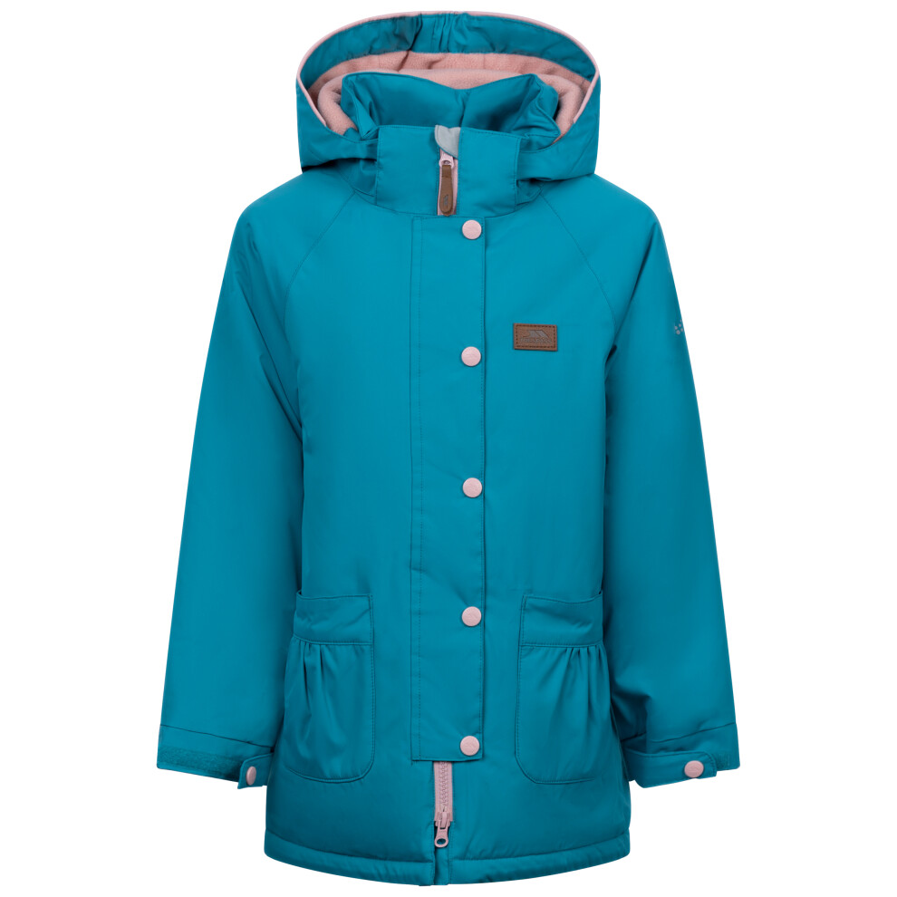 (11 years to 12 years, Light Teal) Trespass Girls Rain Jacket - Roselettie