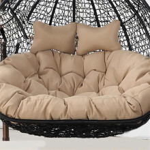 replacement cushions for hanging egg chairs, double swing seat cushions, washable (K) K size