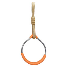 1 x Gymnastics Training Ring, NonSlip Pull Up Ring, Fitness Ring, Strength Training Equipment for Kids and Adults red Ref: 4383