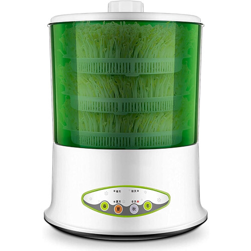 Automatic sprouting device for beans, seeds, grain, sprouting device, thermostat, electric sprouting device, automatic irrigation, suitable for all vi