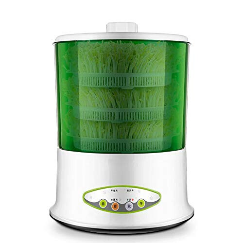 Electric sprouting machine, intelligent thermostat, automatic soybean sprout maker with 2 layers Ref: 2097