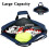 Badminton Racket Bag, Shoulder Bag, Multifunctional Backpack Dark Blue 3