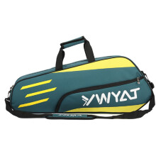 Tennis backpack with shoe compartment, portable sports racket bag Green L 72W 11H 30cm Ref: 9968