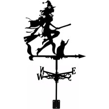 Retro wind direction indicator for roof mounting on the farm