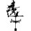 Retro wind direction indicator for roof mounting on the farm 1