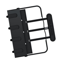 Soil blocker for seedlings, soil block maker, 4 cells, with ergonomic handle, for garden and outdoor plant accessories. Ref: 7992