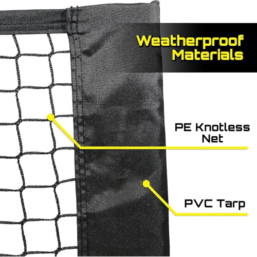 pickleball net with interlocking design, adjustable tension and height Ref: 6150 1