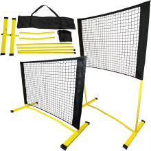 pickleball net with interlocking design, adjustable tension and height Ref: 6150