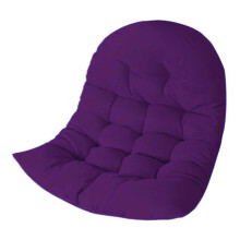 Eggshaped hammock cushion for rattan faux furniture, comfortable and stylish for relaxation