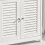 SoBuy Ντουλάπι Μπάνιου 60x58x35cm Λευκό 4