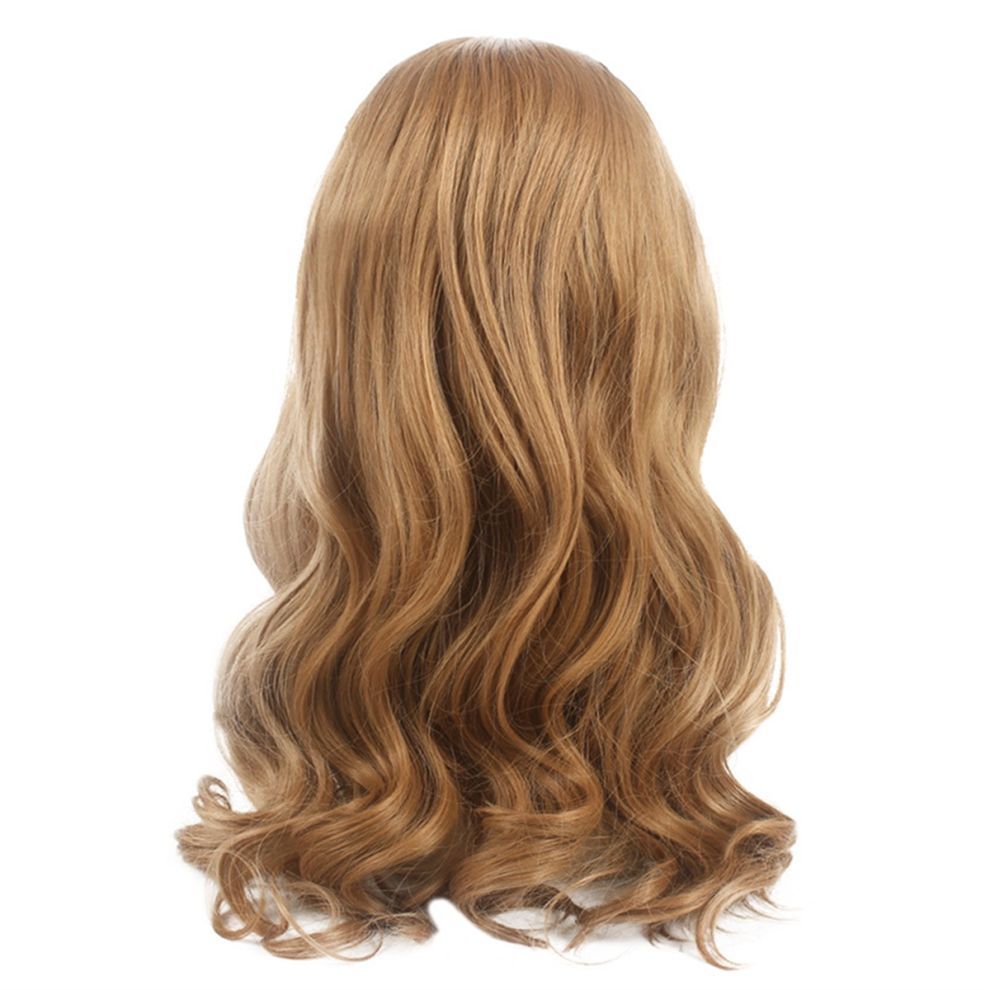 Tlily Unisex European&American Style Center-Parted Curly Hair Chemical Fiber Wig