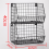 Closet Organizer Hanging Wire Basket Food Storage Mesh Bin 5