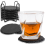 Stone Coaster 10cm Round Glass with Practical Stand 4