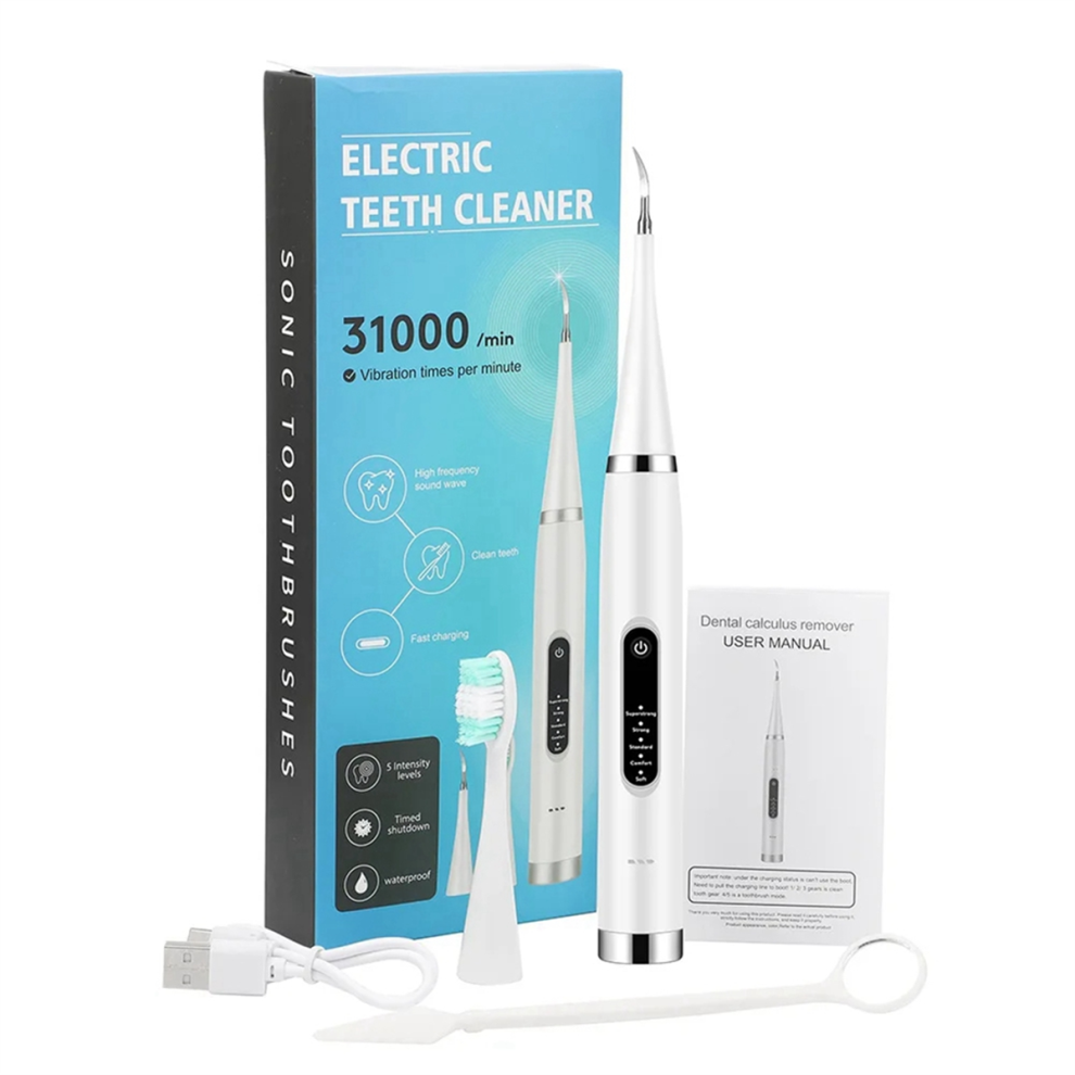 Electric Teeth Cleaner White(1 X )-image-OPC-PJ5J7PG-NEW