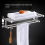 Stainless steel bathroom towel rack 4