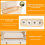 Foldable Toilet Paper Storage Basket with Lid, Creamy white 5