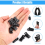 60-Pack Sock Clips for Laundry, Portable Holders 5