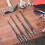 4Pcs Woodworking Square Hole Drill Bits Wood Mortising Chisel Set 2