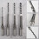 4Pcs Woodworking Square Hole Drill Bits Wood Mortising Chisel Set 6