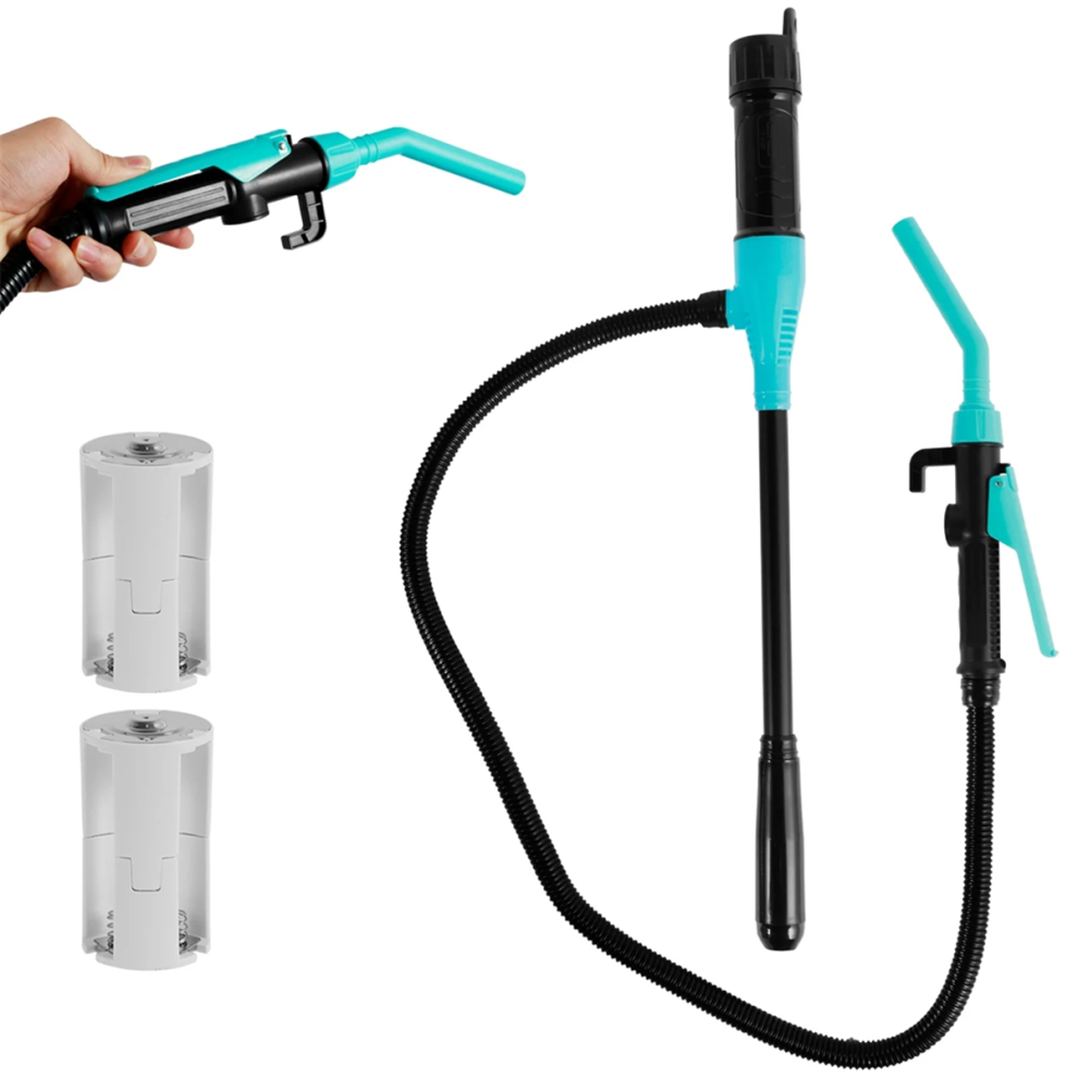 Liquid Transfer Pump With Flow Control Nozzle Blue 4851714522151