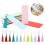 100PCS Blank Kraft Paper Bookmarks Rectangle Book Marks Hanging Label 6