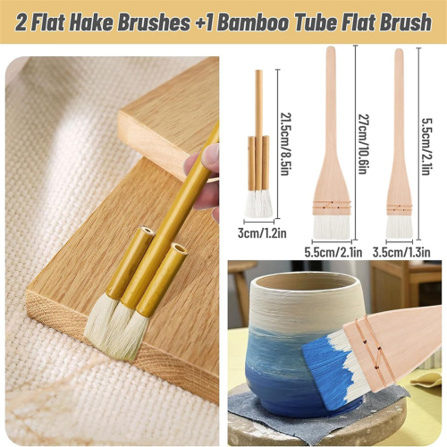 15pcs Pottery Glaze Brushes Paint Set 2