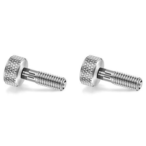 2X Hand Retractable Spring Plunger with Knurled Handle Stainless Steel Lock-Out M6 Type Release Pins A
