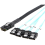 3X Mini SAS 36Pin (SFF-8087) Stecker auf 4 SATA 7Pin Buchsenkabel, Host/Controller Target/Backplane 1,0M 2