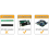 3X Mini SAS 36Pin (SFF-8087) Stecker auf 4 SATA 7Pin Buchsenkabel, Host/Controller Target/Backplane 1,0M 5