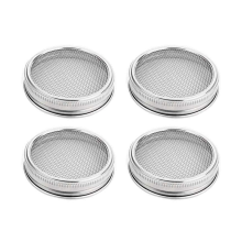 8 Pack Stainless Steel Sprouting Jar Lid for Wide and Mouth Mason Growing Sprouts