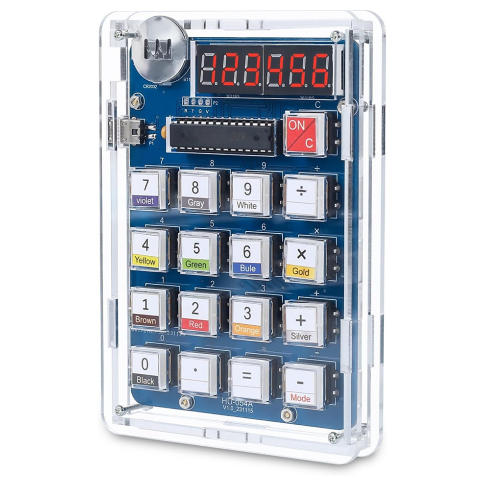 Oefenset Lassen, 6-Cijferige Doe-Het-Zelf Rekenmachineset Elektronica-image
