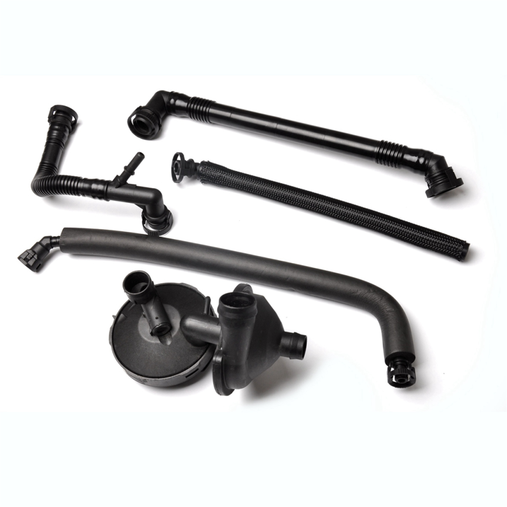 3X Crankcase Exhaust Valve + Vent Hose Kit For 3 Series E46 E39 X3 X5 Z3 Z4 320I 325I 330I /11617501566 4851714536295
