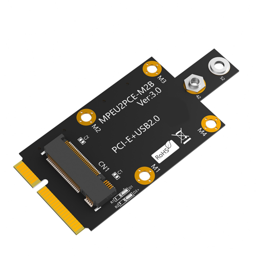 M.2 Key B to Mini PCI-E Adapter Strap Dual NANO SIM Card