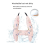Car H Shape Headrest Pillow Kid Sleeping Safety Travel 5