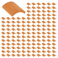 1000 Pcs Roof Tiles Model Building Set Red Miniature for DIY Landscape Kitchen Garden Decoration