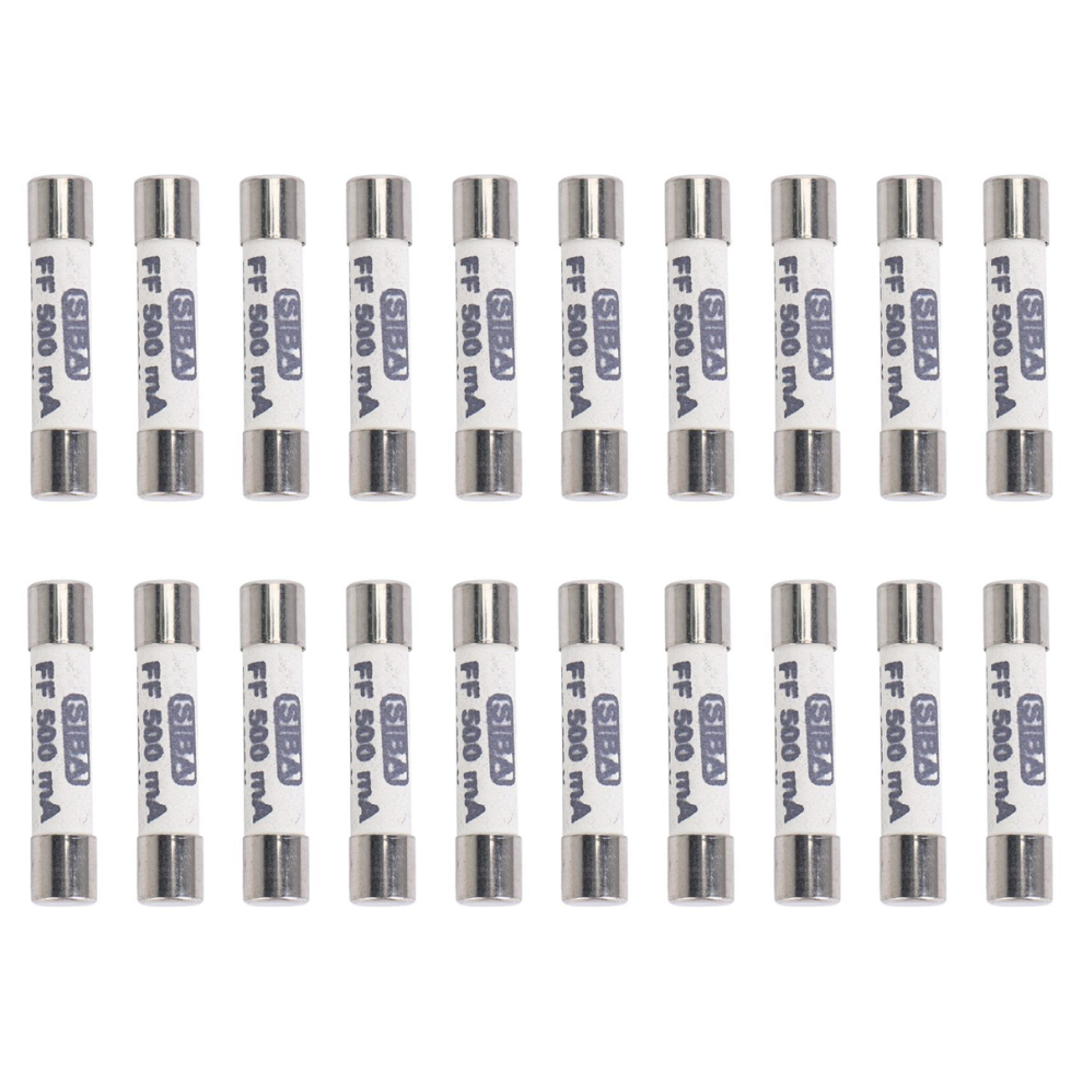 Photos - Other Electrical Equipment 20X 1000V 500mA 6.3 X 32mm White Ceramic Fuse for Multimeter