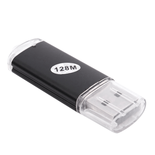 30 X Μονάδα Flash Stick USB 2.0 128MB Δώρο Μαύρο 2