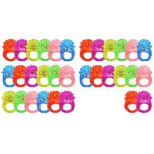 LED Light Up Ring Bumpy Rings Flashing Light-Up Toy