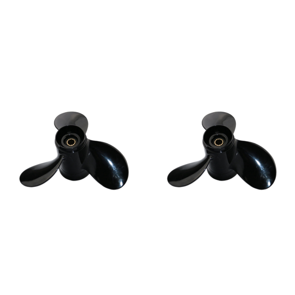 2X Propeller 8.5X7.5 Voor Mercury Buitenboordmotor 8Pk 9.8Pk 9.9Pk MFS8/9.8 12 Tanden Splines 3B2B64515-1-image