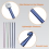 5 Size Extra Tunisian Long Crochet Hooks 6.5mm - 11.0 mm 3