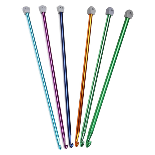 5 Size Extra Tunisian Long Crochet Hooks 6.5mm - 11.0 mm