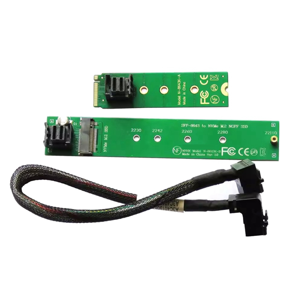 22110 NVMe M.2 SSD to 2280 Adapter Card Extension Cable-image-OPC-PJ5JNFJ-NEW