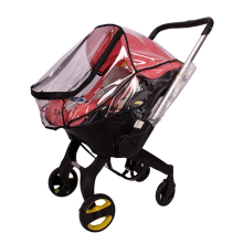 Baby Carriage Rain Cover Breathable Double Zipper Windproof