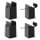 Bed Risers,4 Inch Adjustable Desk Riser Blocks with Screw Clamp 4 Pcs 1